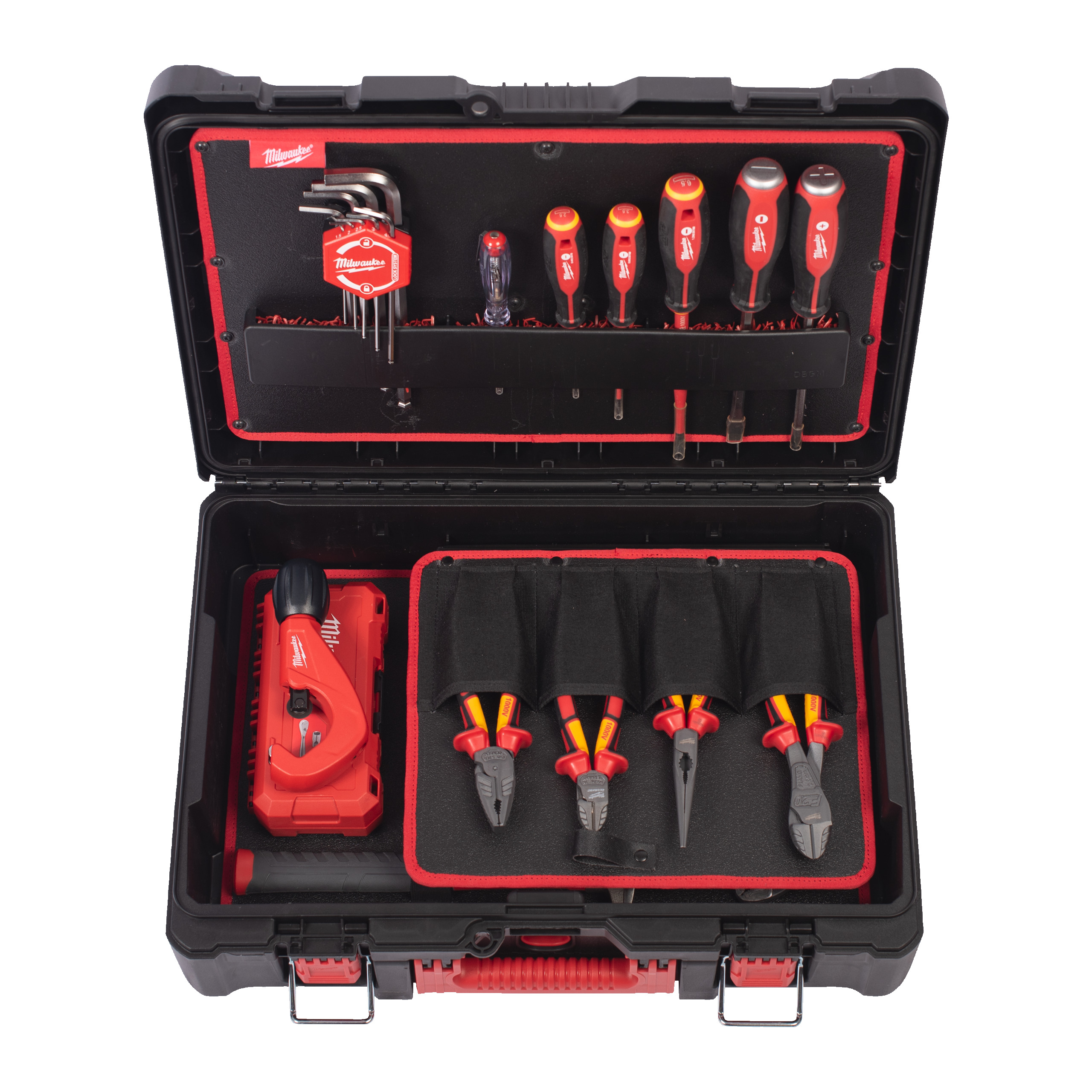 Installateur-Handwerkzeuge Set 73-teilig — im PACKOUT Koffer – Bild 3