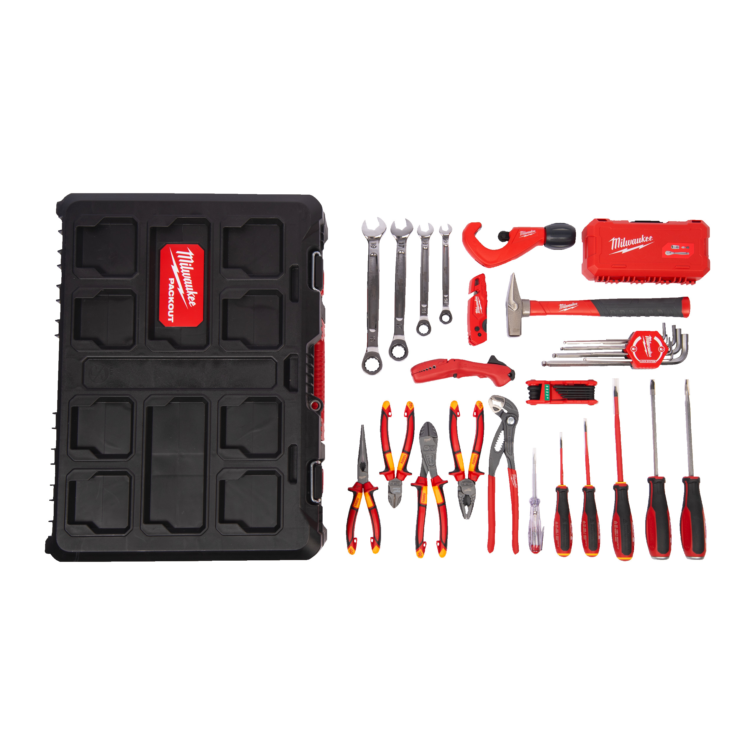 Installateur-Handwerkzeuge Set 73-teilig — im PACKOUT Koffer – Bild 4