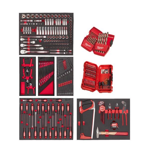 Bestücktes Einlagen-Set Industrie 244-teilig — für Werkstattwagen 78 cm