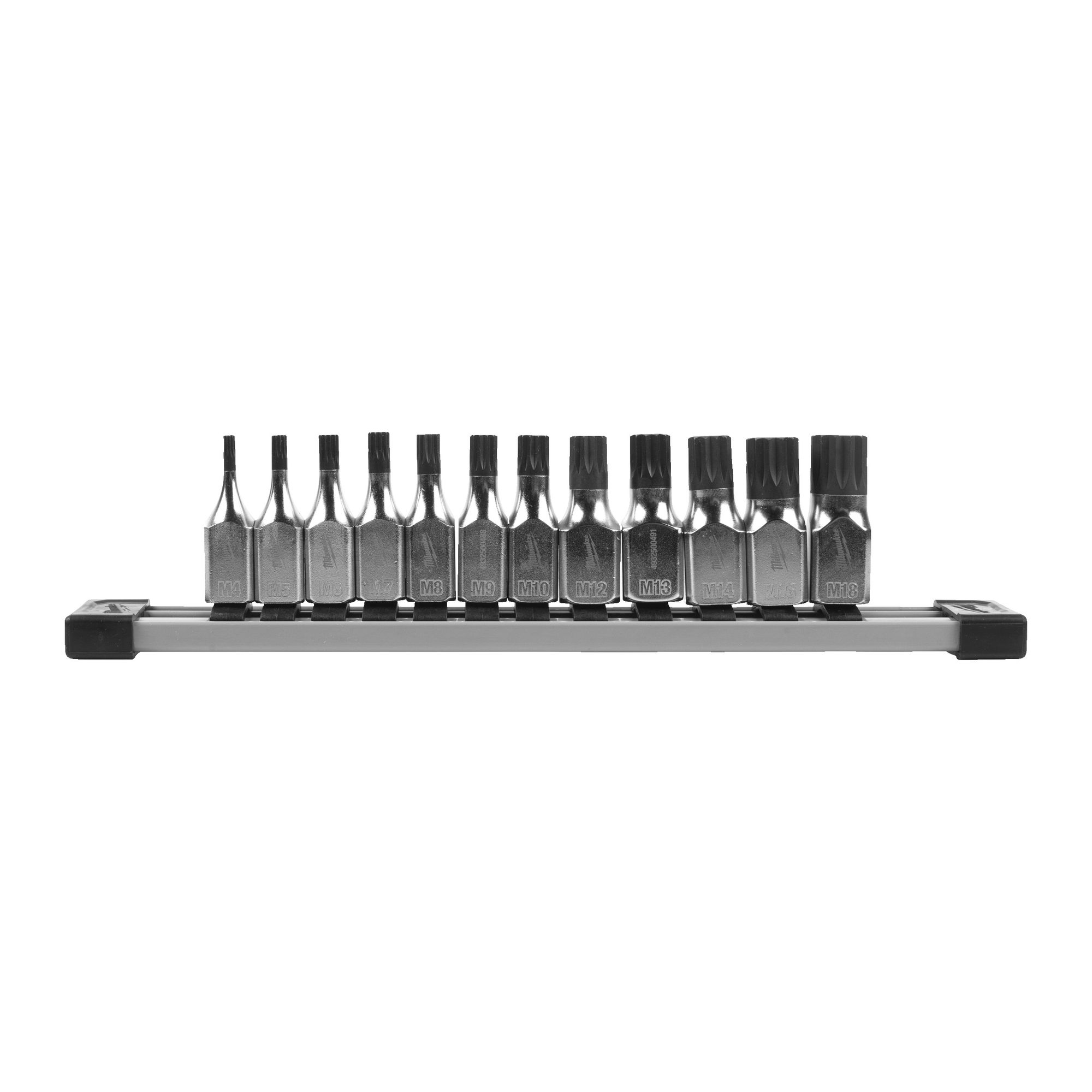 Innenzwölfkant Bit-Steckschlüsseleinsatz metrisch 3/8" Set — 12-teilig