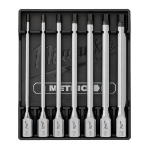 Innensechskant Bit-Steckschlüsseleinsatz metrisch 3/8" lang Set