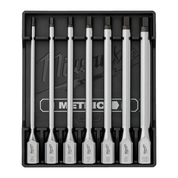 Innensechskant Bit-Steckschlüsseleinsatz metrisch 3/8" lang Set
