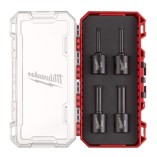Diamantbohrer DIAMOND MAX M14 — 4-teiliges Set in PACKOUT kompatibler Kassette
