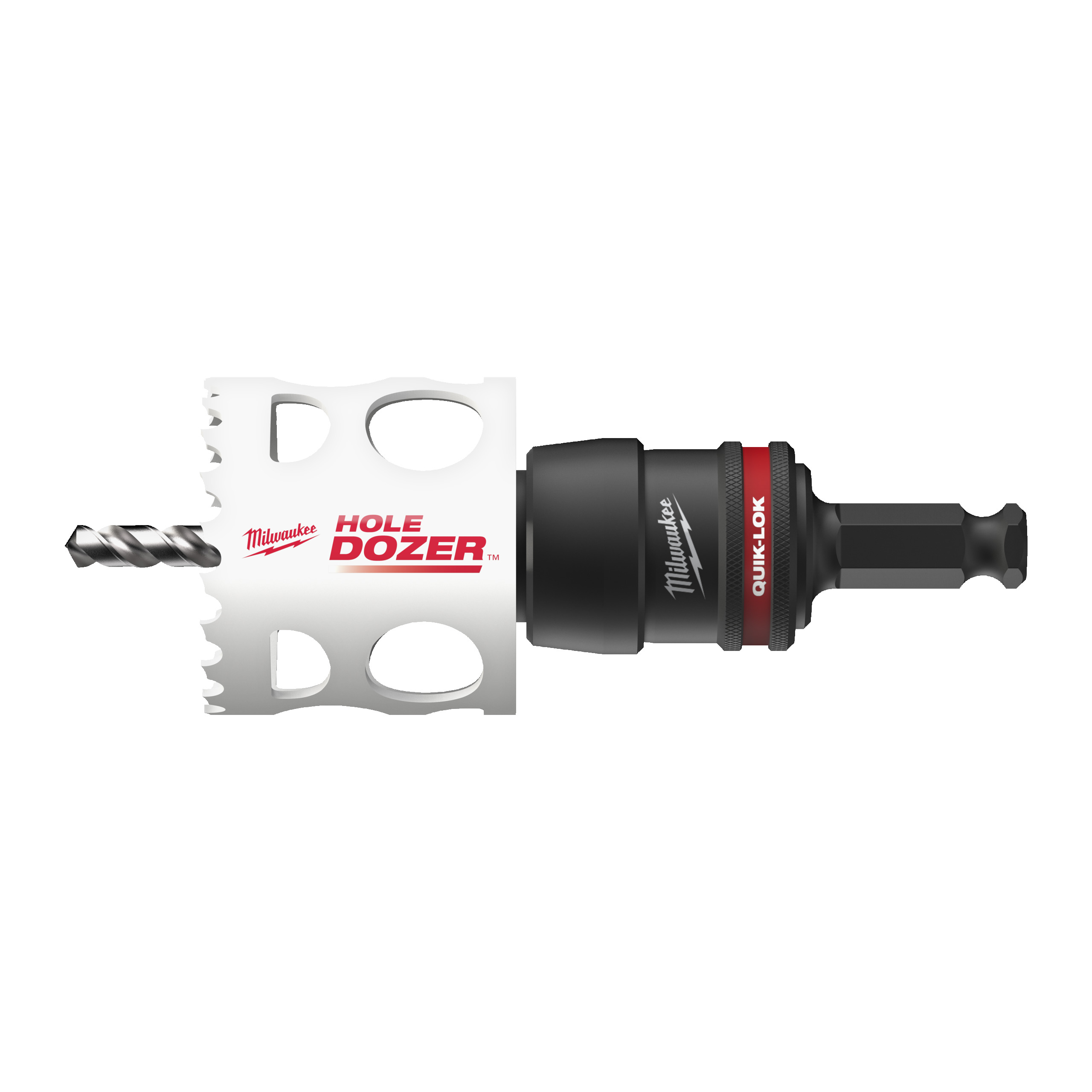 QUIK-LOK Aufsteckhalter für Lochsägen 7/16" / 11 mm — inkl. Adapter S u. Adapter XL – Bild 3