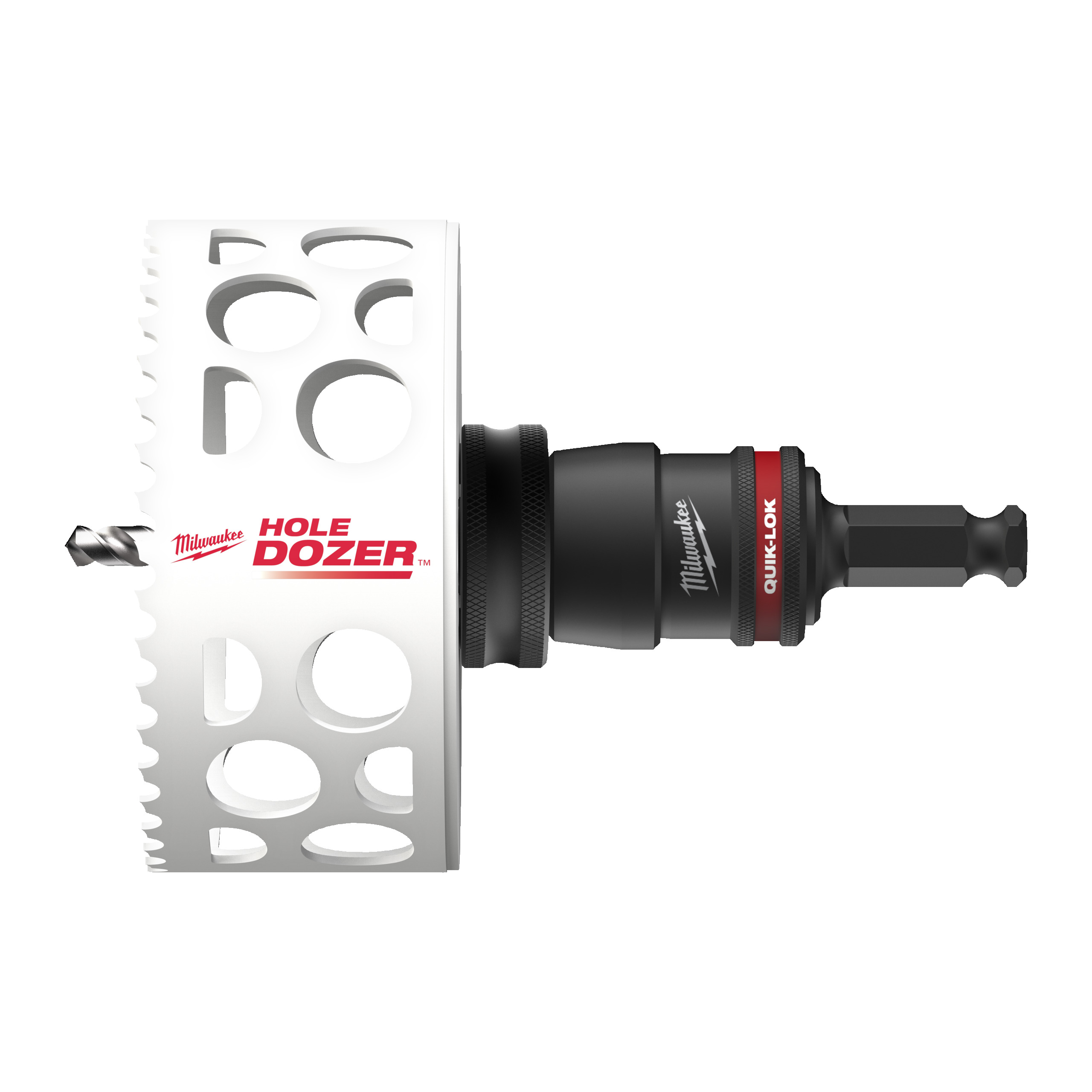 QUIK-LOK Aufsteckhalter für Lochsägen 7/16" / 11 mm — inkl. Adapter S u. Adapter XL – Bild 4