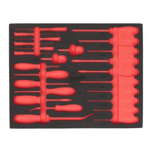 Ersatz-Einlage 3/3 — für 1/4" & 3/8" Ratschen-, Bit- & Steckschlüsseleinsätze