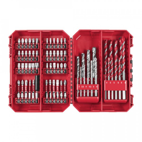 SHOCKWAVE Set Bohren & Schrauben 80-teilig in PACKOUT kompatibler Kassette