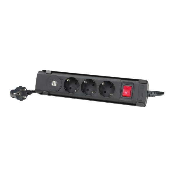 Magnetischer 240-Volt-Elektroverteiler — für alle TOOLGUARD Werkstattwagen, grau