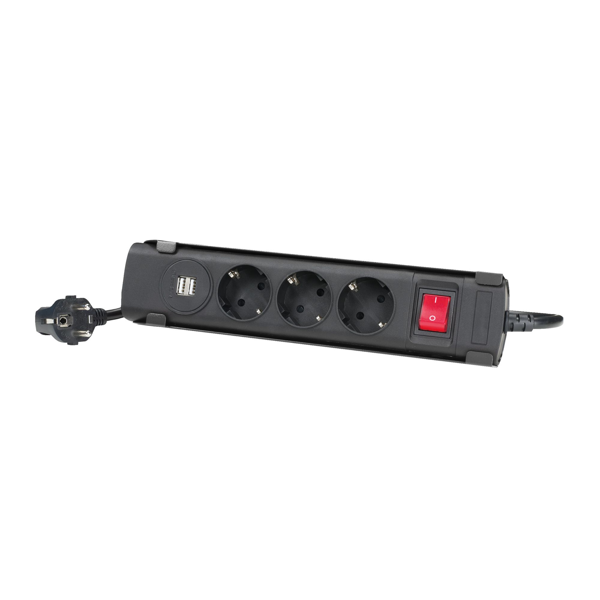 Magnetischer 240-Volt-Elektroverteiler — für alle TOOLGUARD Werkstattwagen, grau