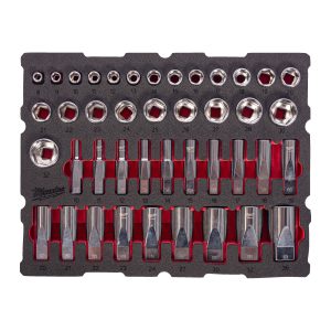 1/2" Steckschlüsseleinsätze Einlage — 42-teilige Einlage für PACKOUT Koffer mit Schubladen