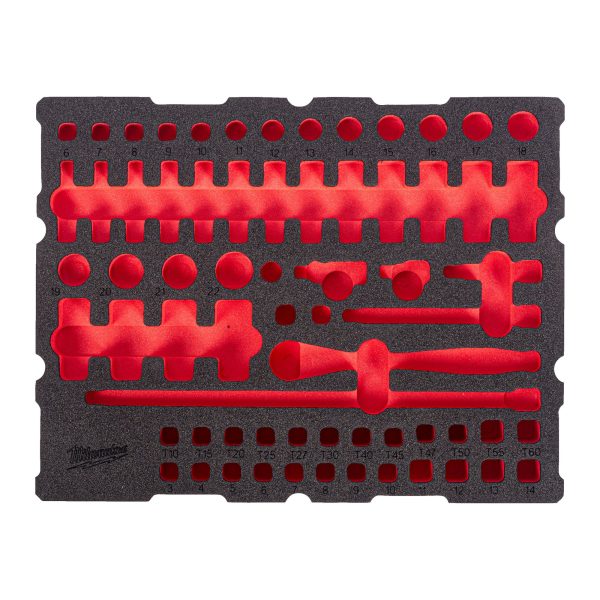 Ersatz-Einlage — für 1/4" Ratschen- u. Steckschlüsseleinsätze PACKOUT Einlage