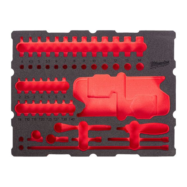 Ersatz-Einlage — für 1/2" Ratschen- u. Bit-Steckschlüsseleinsätze PACKOUT Einlage