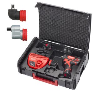Akku-Bohrschrauber M12BDDXKIT-202X 2x 2,0 Ah Akkus + Lader in HD-Box
