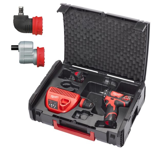 Akku-Bohrschrauber M12BDDXKIT-202X 2x 2,0 Ah Akkus + Lader in HD-Box