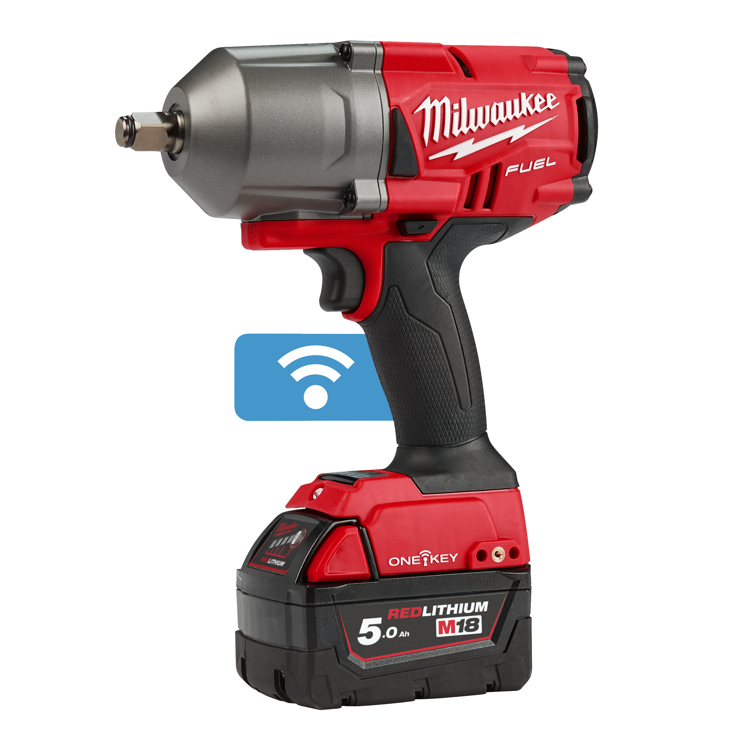 M18 FUEL™ ONE-KEY™ 1/2˝-Akku-Schlagschrauber mit Sprengring M18ONEFHIWF12-502X – Bild 2