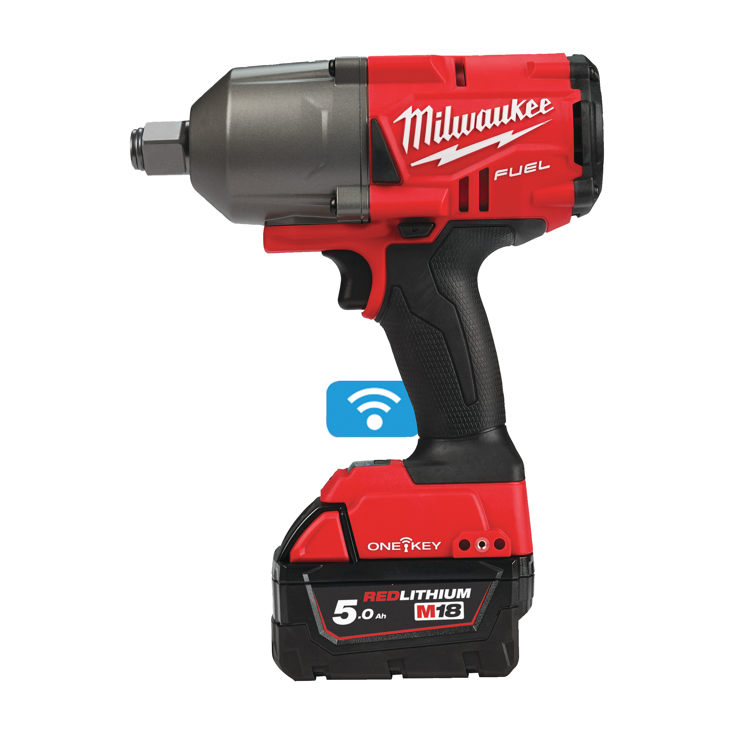 M18™ ONE KEY™ 3/4"-Akku-Schlagschrauber Vierkant mit Sprengring M18ONEFHIWF34-502X