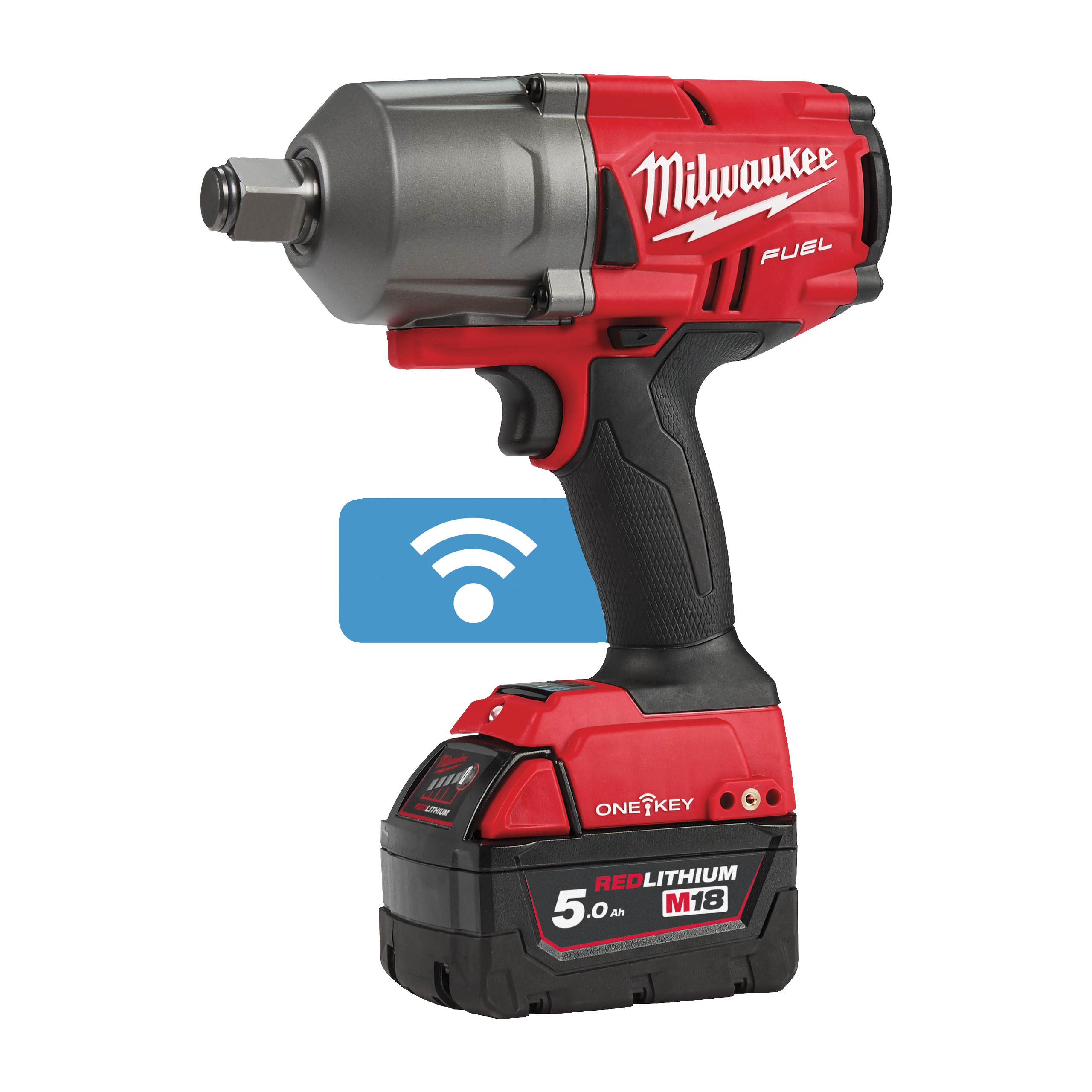 M18™ ONE KEY™ 3/4"-Akku-Schlagschrauber Vierkant mit Sprengring M18ONEFHIWF34-502X – Bild 2