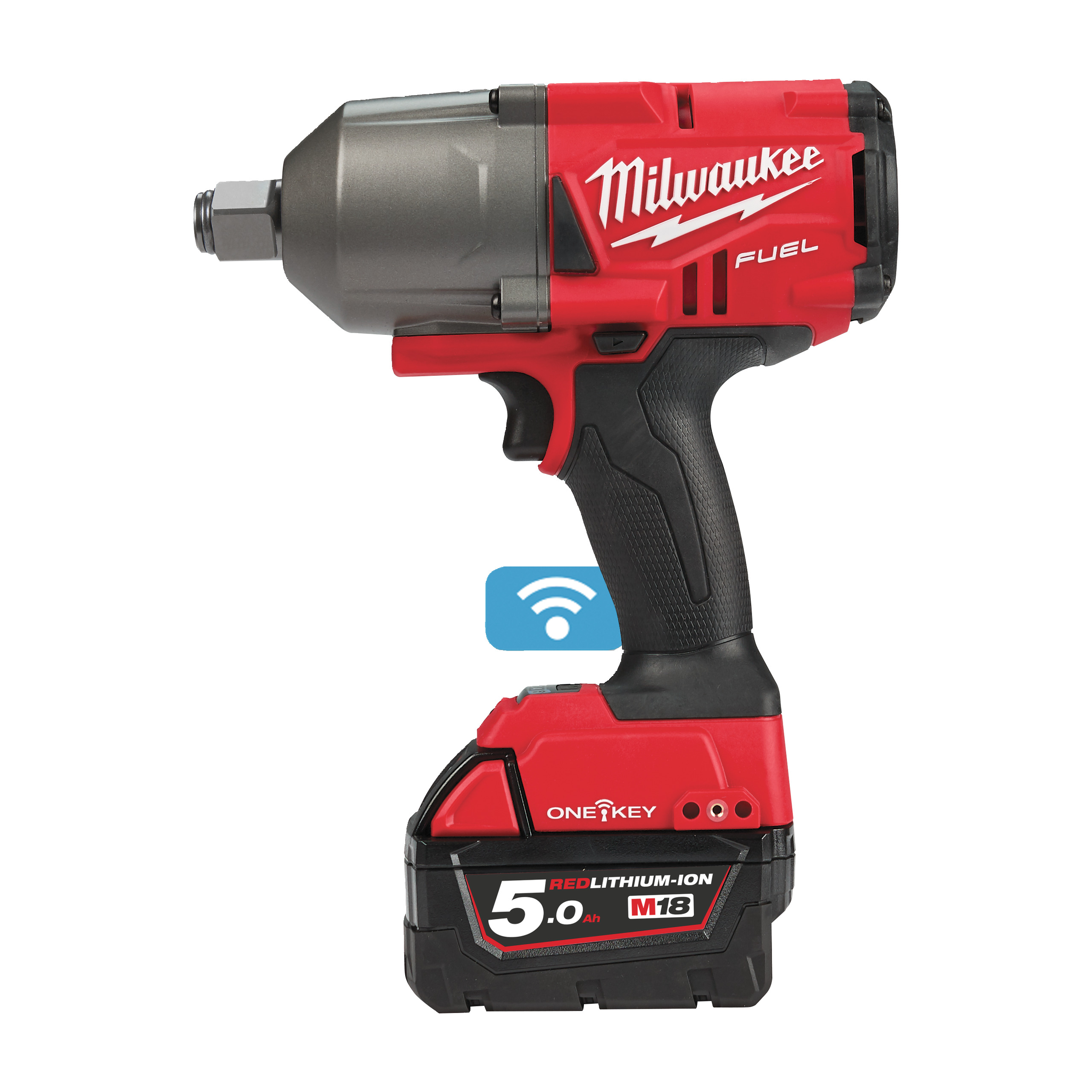 M18™ ONE KEY™ 3/4"-Akku-Schlagschrauber Vierkant mit Sprengring M18ONEFHIWF34-502X – Bild 3