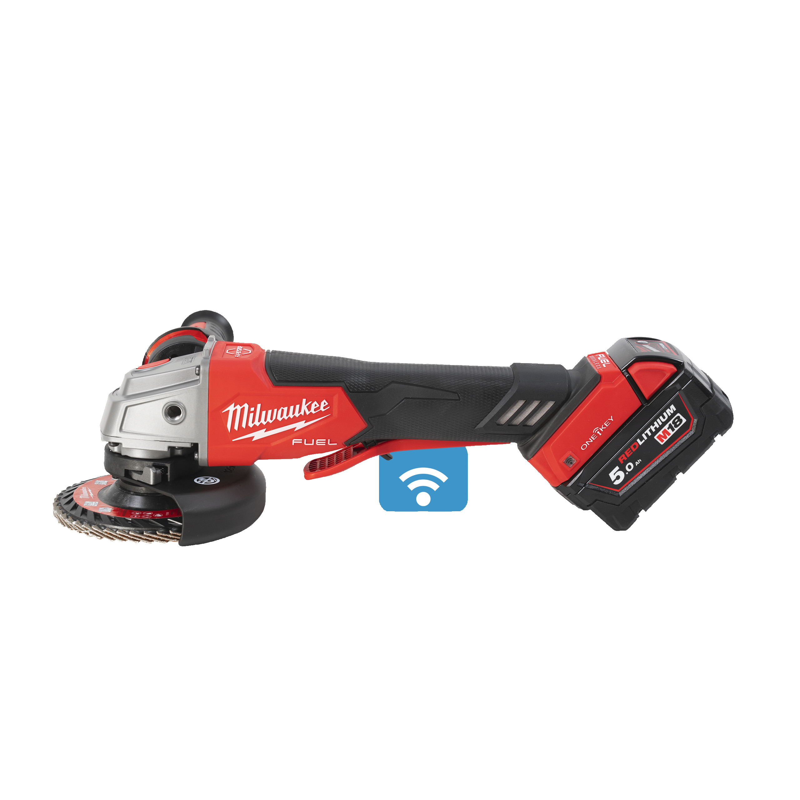 M18 FUEL™ ONEKEY™ Akku-Sicherheits-Winkelschleifer M18ONEFSAG125XPDB-502X – Bild 2