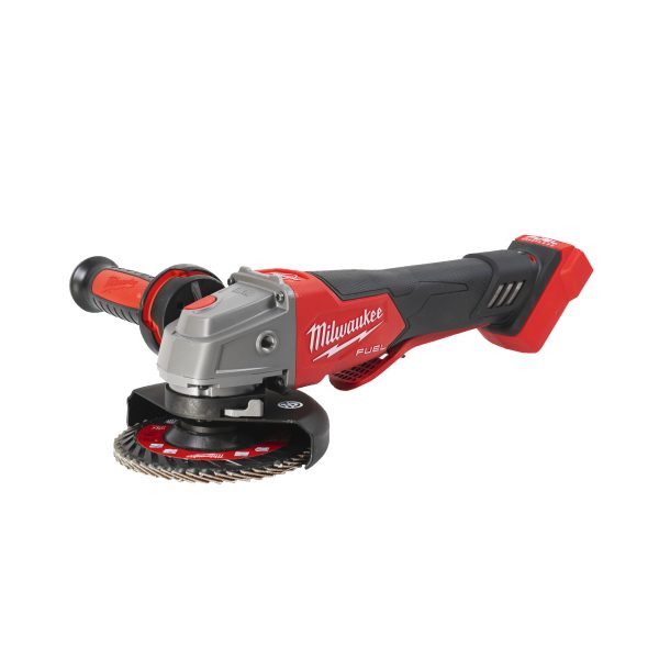 M18 FUEL™ 125 mm Winkelschleifer mit Geschwindigkeitsregler & Bremse mit Paddelschalter M18FSAGV125XPDB-0X