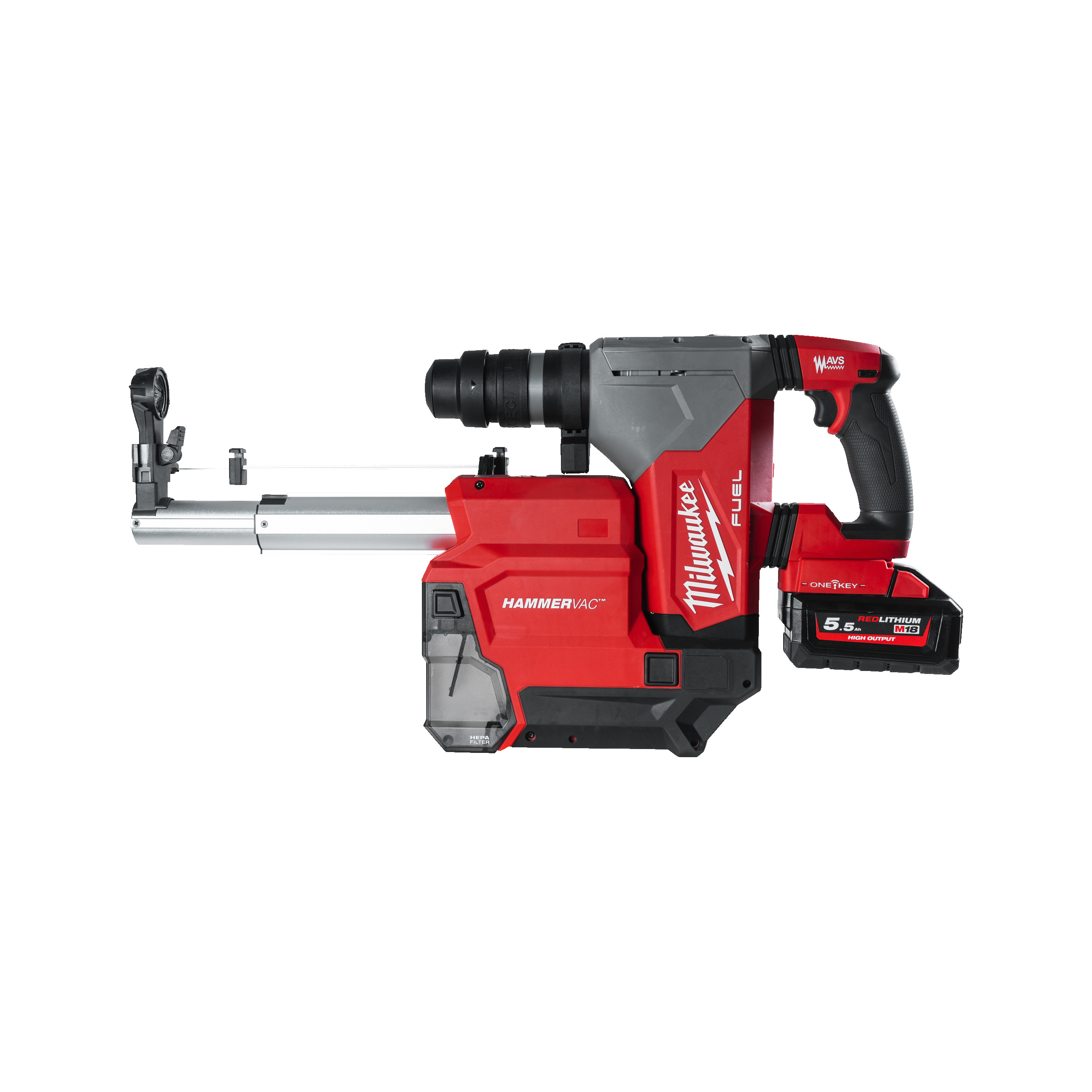 M18™ ONE KEY™ Akku-Kombihammer + Staubabsaugung M18ONEFHPXDEL-552C – Bild 3