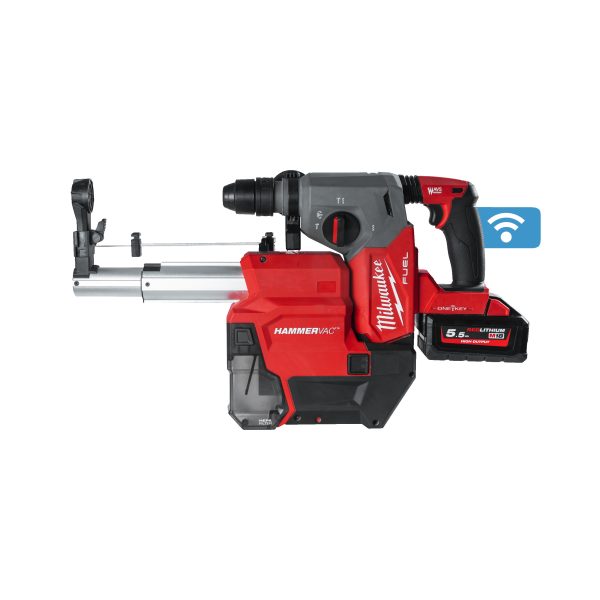 M18™ ONE KEY™ Akku-Kombihammer + Staubabsaugung M18ONEFHXDEL-552C