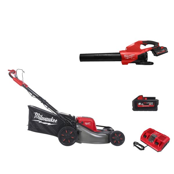 Akku-Rasenmäher FUEL M18F2LM53-0 & M18 FUEL Akku-Laubbläser M18F2BL-802