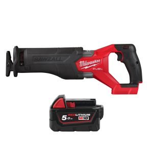 M18 FUEL Akku-Säbelsäge M18FSZ-0 + 1x 5,0 Ah Akku ohne Ladegerät