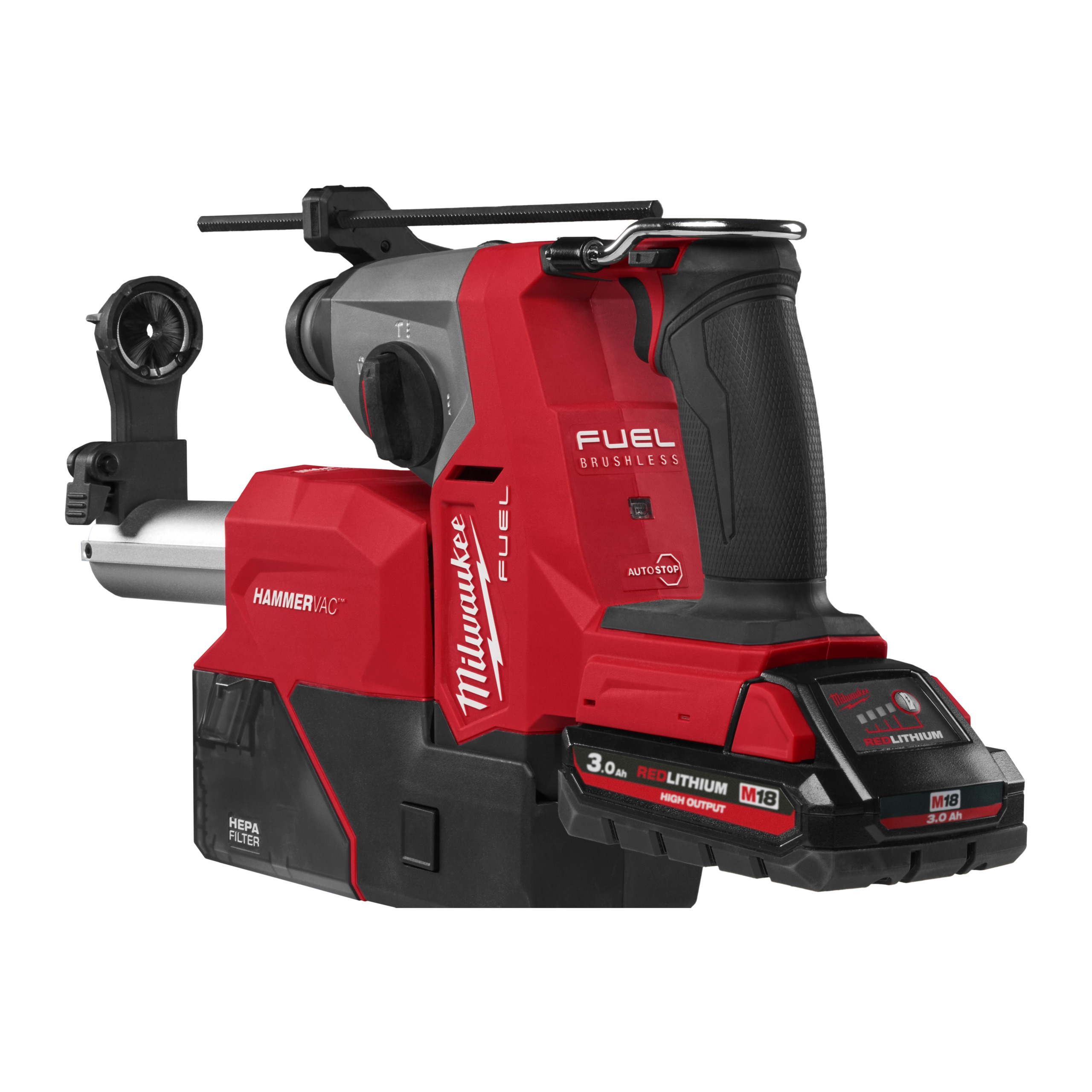 M18 FUEL™ SDS-Plus Akku-Kombihammer mit Staubabsaugung M18FHACDDE-0C – Bild 4