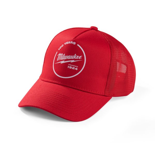 Trucker Cap rot 100 Jahre Milwaukee