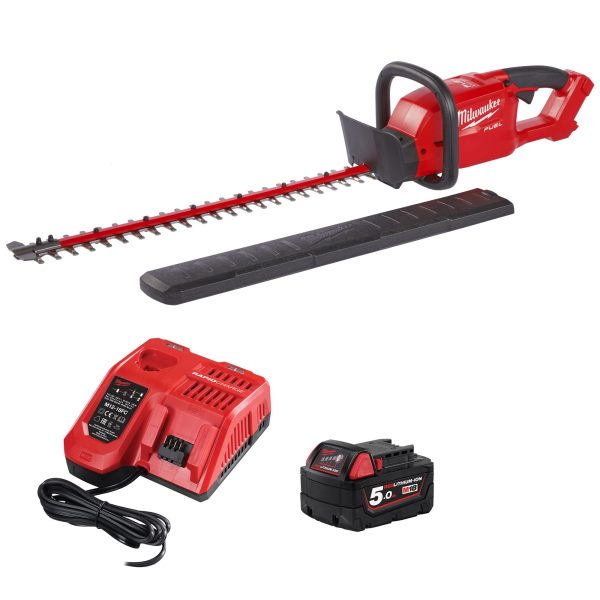 Akku-Heckenschere FUEL M18CHT-0 + 1x 5,0 Ah Akku + Lader im Karton