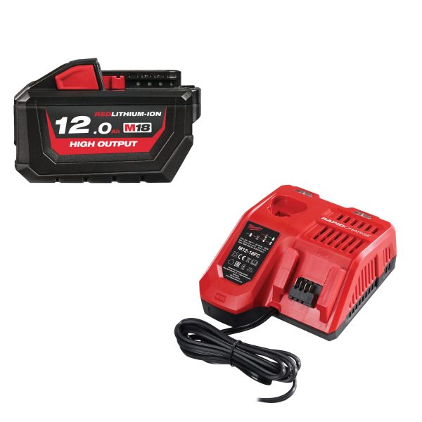 Akku Starter-Set 1x 18V/12,0 Ah M18 HIGH OUTPUT Akku + Lader M12 18 FC