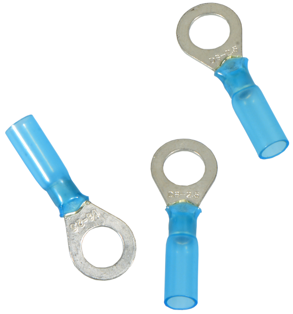 Ringkabelschuh Blau 8 mm Ring