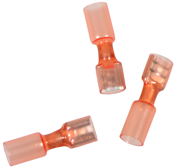Flachhülse Rot 6,3 mm