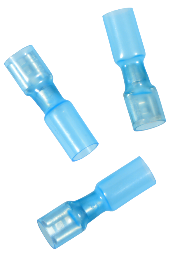 Flachhülse Blau 6,3 mm