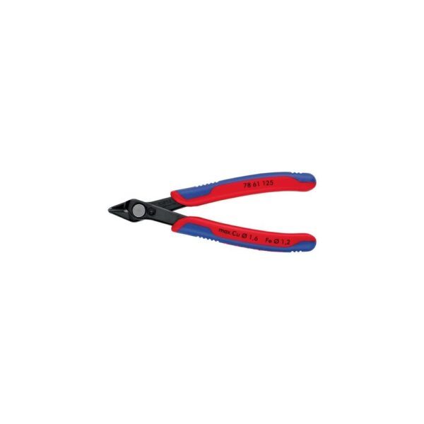 Knipex Elektronikseitenschneider Super-Knips® Länge 125 mm Form 6 Facette nein brüniert