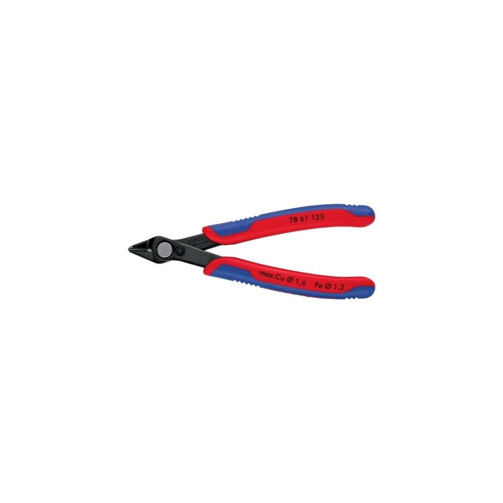 Knipex Elektronikseitenschneider Super-Knips® Länge 125 mm Form 6 Facette nein brüniert