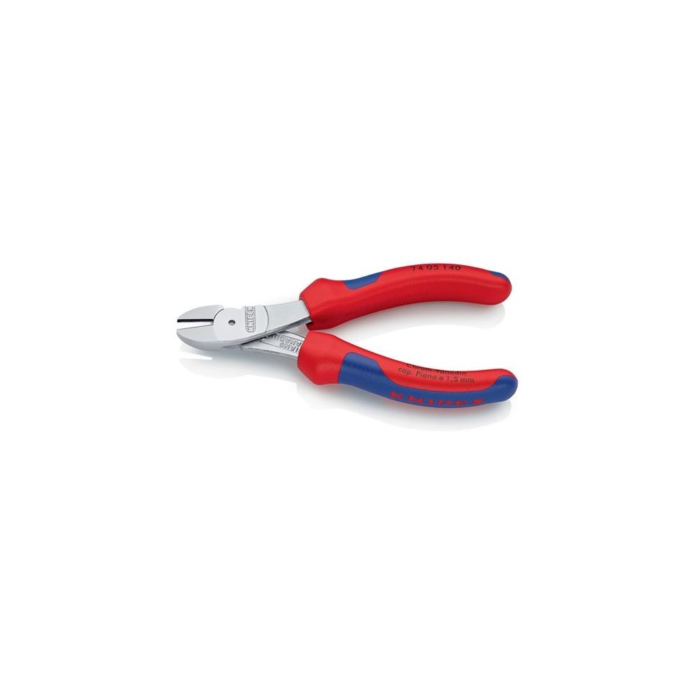 Knipex Kraftseitenschneider Länge 140 mm Form 0 Mehrkomponenten-Hüllen – Bild 3