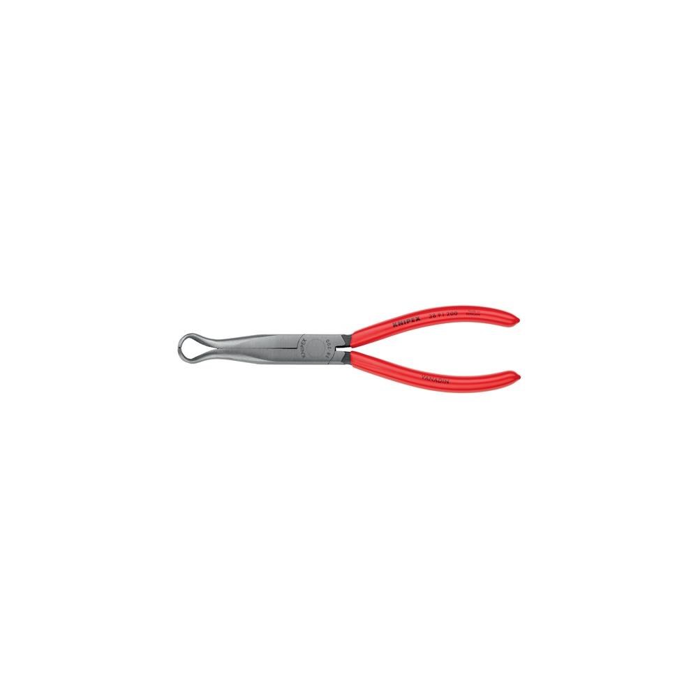 Knipex Mechanikerzange Länge 200 mm Form 9 45° gewinkelt Kunststoffüberzug – Bild 2