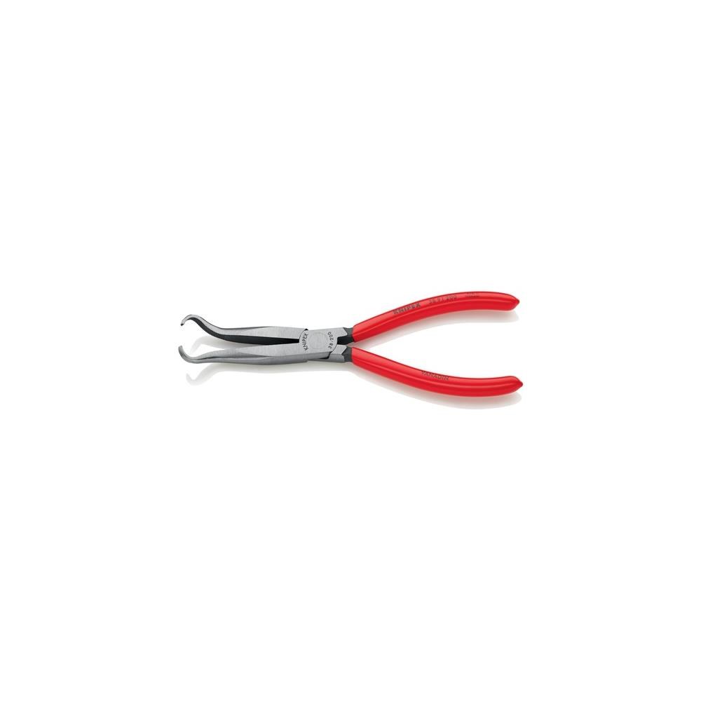 Knipex Mechanikerzange Länge 200 mm Form 9 45° gewinkelt Kunststoffüberzug – Bild 3