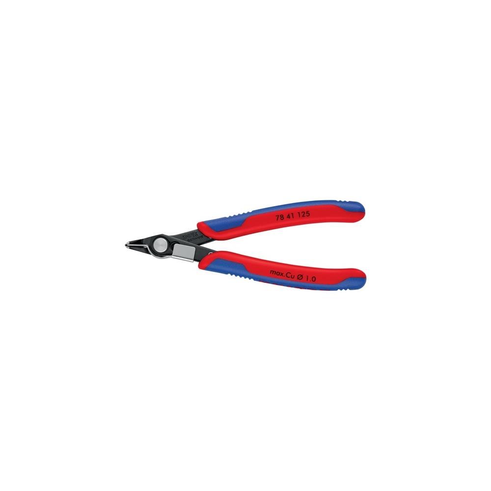 Knipex Elektronik-Seitenschneider Super-Knips® Länge 125 mm Form 4 Facette nein brüniert