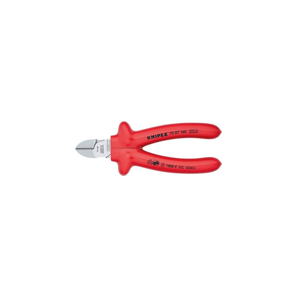 Knipex Seitenschneider Länge 160 mm VDE tauchisoliert – Bild 2