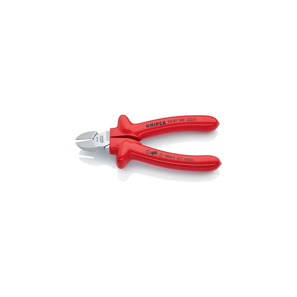 Knipex Seitenschneider Länge 160 mm VDE tauchisoliert – Bild 3