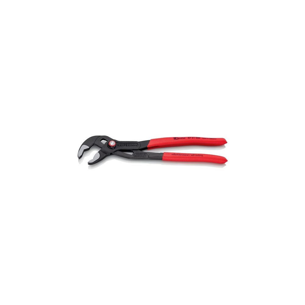 Knipex Wasserpumpenzange Cobra® Länge 250 mm Spannweite 46 mm poliert – Bild 3