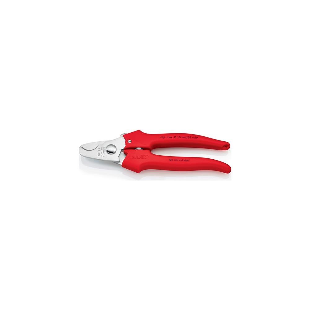 Knipex Kabelschere Länge 165 mm Kopf poliert Kunststoff umspritzt – Bild 2