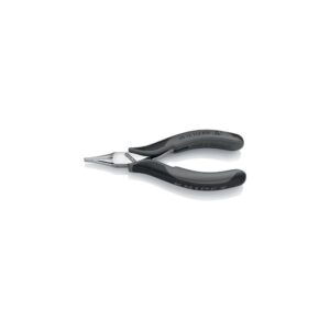 Knipex Elektronik-Greifzange Gesamtlänge 115 mm ESD flachbreite Backen spiegelpoliert Form 1 Mehrkomponenten-Hüllen