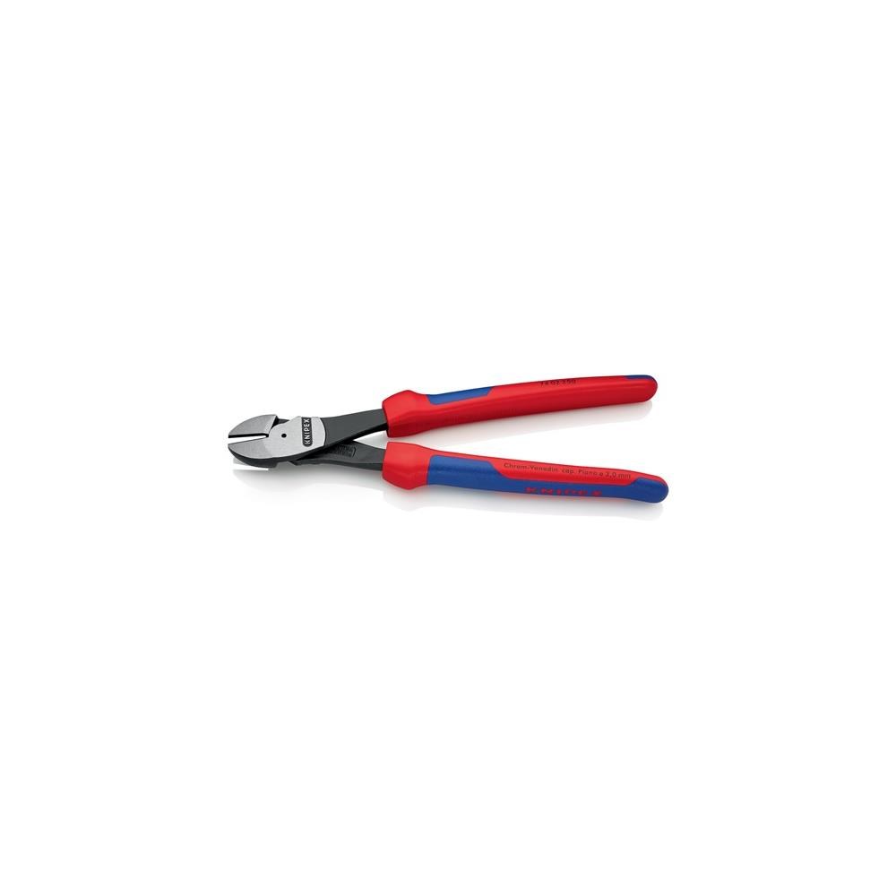 Knipex Kraftseitenschneider Länge 250 mm poliert Form 0 Mehrkomponenten-Hüllen – Bild 3