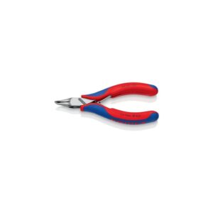 Knipex Elektronik-Vornschneider Länge 120 mm Form 6 Facette ja, kleine spiegelpoliert Mehrkomponenten-Hüllen