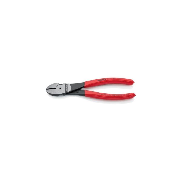 Knipex Kraftseitenschneider poliert Form 0 Kunststoffüberzug
