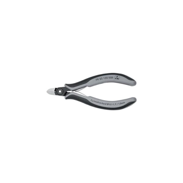 Knipex Präzisions-Elektronik-Seitenschneider Länge 125 mm Form 2 Facette nein poliert